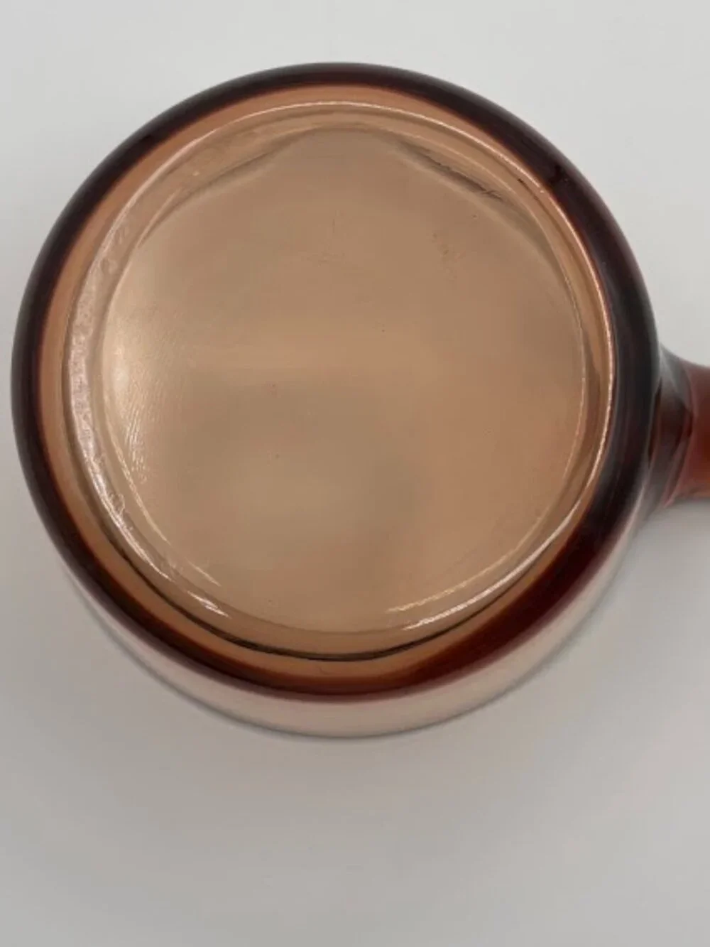 Vintage Corning Amber Vision Ware .7 Liter Sauce Pan Pot with Spout No Lid